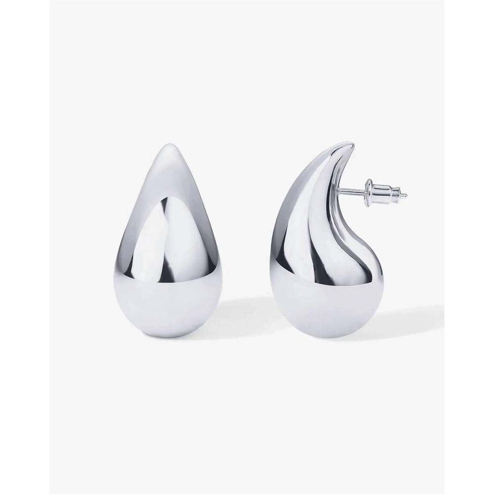 NEW SAVVY BLING teardrop waterdrop earrings in silver